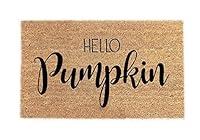 Algopix Similar Product 20 - Hello Pumpkin Doormat  Thanksgiving