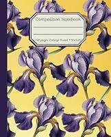 Algopix Similar Product 12 - Composition Notebook Purple Iris with