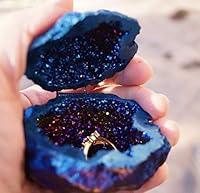 Algopix Similar Product 1 - Cobalt blue Geode ring box