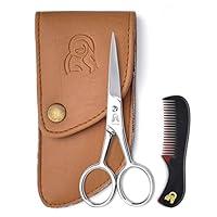 Algopix Similar Product 3 - Beard and Mustache Scissors With Comb