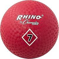 Algopix Similar Product 13 - Champion Sports Playground Ball, 7", Red
