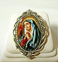 Algopix Similar Product 19 - Our Lady of Sorrow brooch - BR10-077
