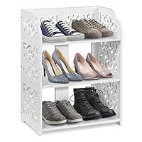 Algopix Similar Product 17 - Estink Shoes Rack White Wood Plastic
