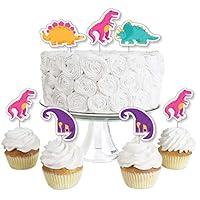 Algopix Similar Product 15 - Roar Dinosaur Girl  Dessert Cupcake