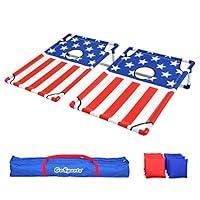Algopix Similar Product 18 - GoSports Portable PVC Framed Cornhole