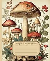 Algopix Similar Product 14 - Mushroom Composition Notebook Vintage