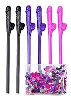 Algopix Similar Product 11 - 15 pcs Bachelorette Party Pennis Straws