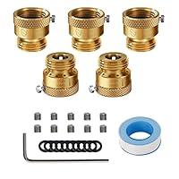 Algopix Similar Product 14 - 5 Pack SUNROAD LeadFree Brass 34