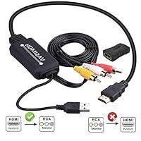 Algopix Similar Product 1 - HDMI to RCA Converter HDMI to RCA