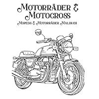 Algopix Similar Product 15 - Motorrder und Motocross Malbuch