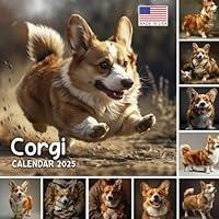 Algopix Similar Product 17 - Corgi Calendar 2025 365 Days of