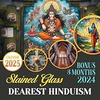 Algopix Similar Product 1 - Stained Glass Dearest Hinduism Calendar