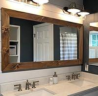 Algopix Similar Product 18 - Shiplap Rustic Wood Framed Mirror 20