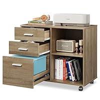 Algopix Similar Product 6 - DEVAISE 3Drawer Wood File Cabinet