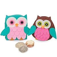 Algopix Similar Product 5 - Tobar Make Your Own Felt Owl Purse