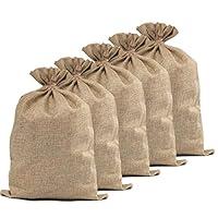 Algopix Similar Product 7 - Zplontya 5PCS Large Burlap Bags 20x30