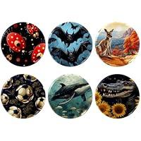 Algopix Similar Product 3 - asebiunh 6 Pcs 22 Inch Button Badges