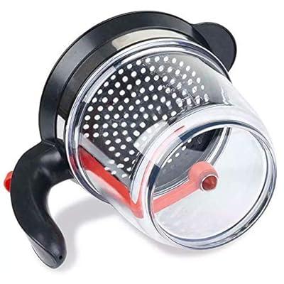Bacon Grease Container With Strainer, Fat separator, Stainless
