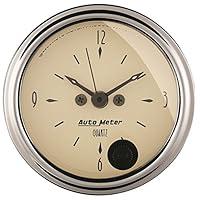 Algopix Similar Product 17 - AUTO METER 1885 Antique Beige Clock
