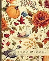 Algopix Similar Product 11 - Thanksgiving Journal Pumpkin  Autumn