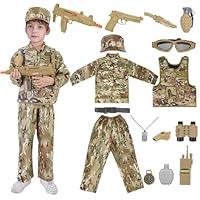 Algopix Similar Product 5 - TOYMNI Army Costume for Kids Boys