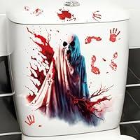 Algopix Similar Product 15 - Halloween Toilet Seat Sticker