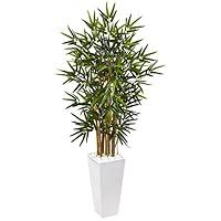 Algopix Similar Product 15 - Nearly Natural 4 Bamboo Tree in White