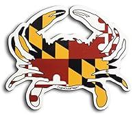 Algopix Similar Product 18 - Maryland Flag Crab Magnet