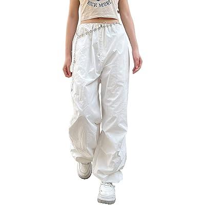 Parachute Pants Y2K Streetwear Baggy Cargo Trousers Female Jogging  Sweatpants