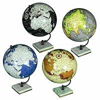 Algopix Similar Product 7 - Benzara BM164982 Globe on Marble Base