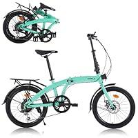 Algopix Similar Product 11 - ZUKKA Folding Bike 20 Inch Foldable