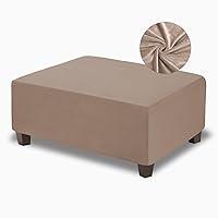 Algopix Similar Product 7 - NeColorLife Velvet Ottoman Cover