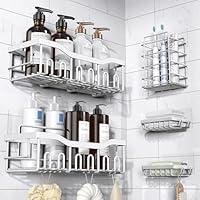 Algopix Similar Product 1 - EUDELE Shower Caddy 5 PackAdhesive