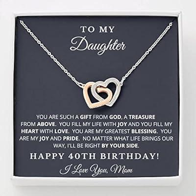 Best Deal for Message Card Jewelry, Handmade Necklace, Daughter Necklace