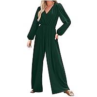 Algopix Similar Product 1 - Wide Leg Jumpsuits for Women Plus Size