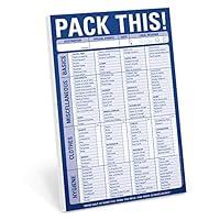 Algopix Similar Product 16 - Knock Knock Pack This Note Pad 6 x