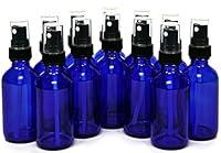 Algopix Similar Product 3 - Vivaplex 2 oz Glass Bottles with Black