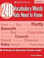 Algopix Similar Product 11 - 240 Vocabulary Words Kids Need to Know