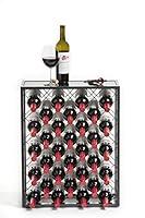 Algopix Similar Product 20 - Mango Steam 32 Bottle Gray Wine Rack