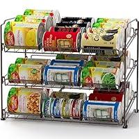 Algopix Similar Product 1 - Simple Houseware Stackable Can Rack