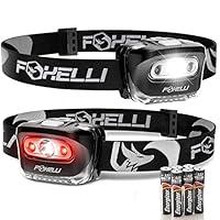 Algopix Similar Product 9 - Foxelli LED Headlamp Flashlight for