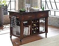 Algopix Similar Product 8 - Benzara Wooden Cart with Drawers with