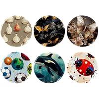 Algopix Similar Product 13 - asebiunh 6 Pcs 22 Inch Button Badges