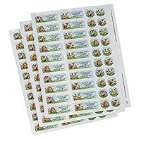 Algopix Similar Product 10 - Personalized Baby Animals Labels 