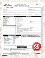 Algopix Similar Product 15 - Roofing Proposal Form Book Roofing