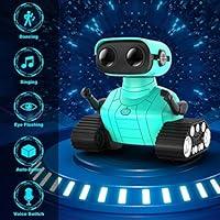 GILOBABY Robot Toys for Girls, Rechargeable Remote Control Robot Toy for  Kids, Programmable RC Robots with LED Eyes, Flexible Head & Arms, Dance