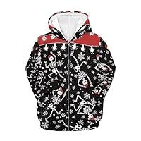 Algopix Similar Product 6 - Jekioweii Halloween Zipper Hoodie for