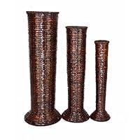 Algopix Similar Product 20 - Benjara Sea Grass Planter Set of 3