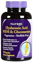 Algopix Similar Product 8 - Natrol Hyalurnc Acid Veg/Msm&Glu 90 Vcap
