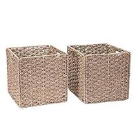 Algopix Similar Product 4 - Villacera 12Inch Square Hand Weaved